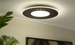 Trio LED-Deckenleuchte , schwarz mit Fernbedienung -Innenleuchten Verkaufsladen 11687191 2 202201251234