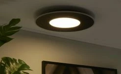 Trio LED-Deckenleuchte , schwarz mit Fernbedienung -Innenleuchten Verkaufsladen 11687191 3 202201251234