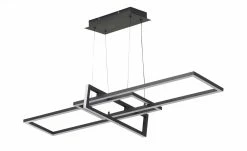 Trio LED-Pendelleuchte, schwarz, ´geometrisch` -Innenleuchten Verkaufsladen 11687193 6 202201251234