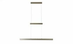 Trio LED-Pendelleuchte, alu mit Up & Down Light | silberfarben -Innenleuchten Verkaufsladen 11687196 4 202202232233