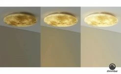 Trio LED-Deckenleuchte in Mondoptik `groß` | 40|W