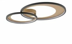 Trio LED-Deckenleuchte, schwarz/ gold ´groß´ | 36|W 14 Trio LED-Deckenleuchte, schwarz/ gold ´groß´ | 36|W -Innenleuchten Verkaufsladen 11687207 6 202201271233