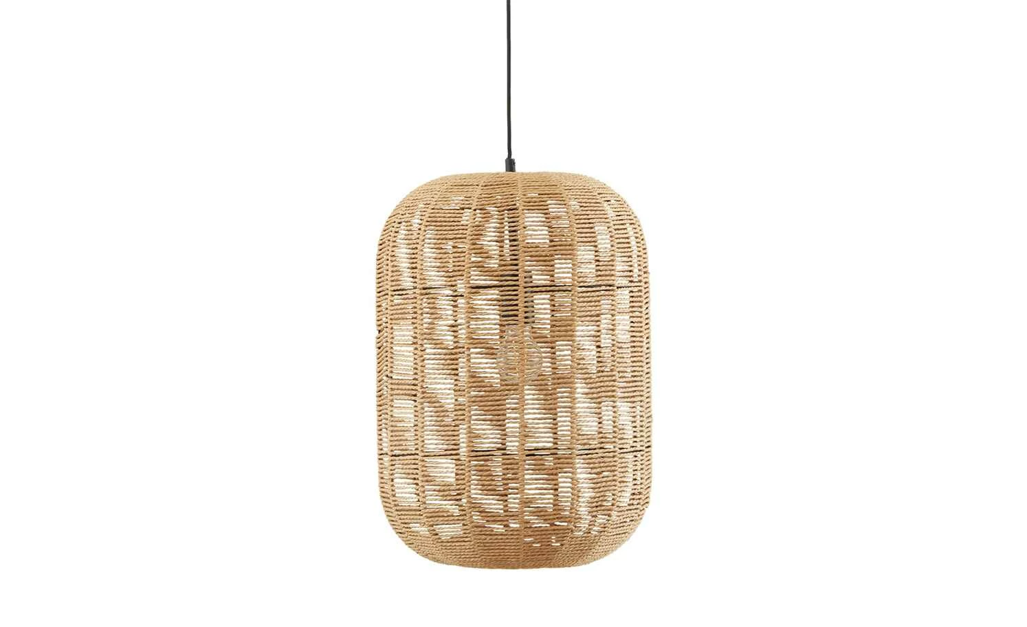 Trio Pendelleuchte, 1-flammig, Sisal braun `groß ´ | 35|cm 6 Trio Pendelleuchte, 1-flammig, Sisal braun `groß ´ | 35|cm – Bild 4