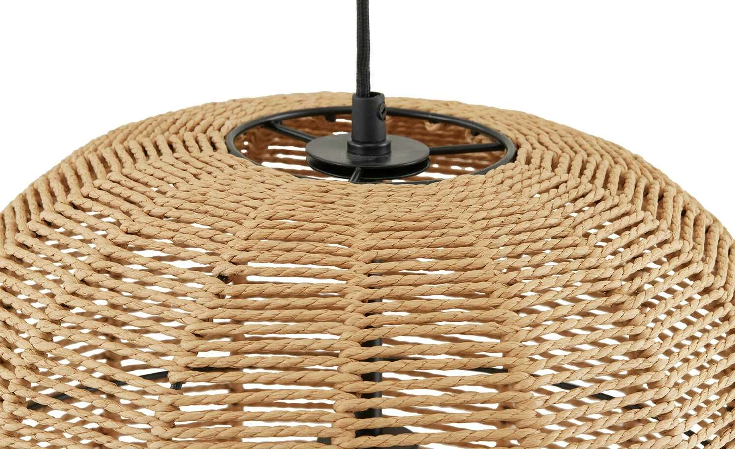 Trio Pendelleuchte, 1-flammig, Sisal braun `groß ´ | 35|cm 10 Trio Pendelleuchte, 1-flammig, Sisal braun `groß ´ | 35|cm – Bild 8
