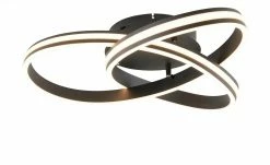 Trio LED-Deckenleuchte, schwarz, ´gedreht´ -Innenleuchten Verkaufsladen 11687217 1 202203312232