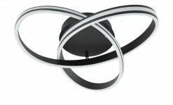 Trio LED-Deckenleuchte, schwarz, ´gedreht´ -Innenleuchten Verkaufsladen 11687217 5 202203312232