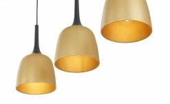 Trio Pendelleuchte, 3-flammig, Messing-matt -Innenleuchten Verkaufsladen 11687218 1 202202071235