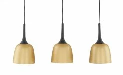 Trio Pendelleuchte, 3-flammig, Messing-matt -Innenleuchten Verkaufsladen 11687218 7 202202071235