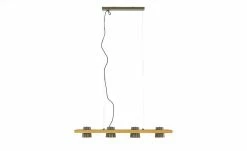 Trio Pendelleuchte, 4-flammig, Nickel antik mit Pinienholz -Innenleuchten Verkaufsladen 11687225 8 202202071235