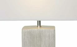 Fischer-Honsel Tischleuchte, 1-flammig, Keramik silber antik | silberfarben -Innenleuchten Verkaufsladen 11687332 3 202203111234