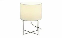 Fischer-Honsel Tischleuchte, 1-flammig, Schirm Leinen weiß, sandschwarz -Innenleuchten Verkaufsladen 11687342 6 202202232233