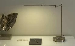 Fischer-Honsel LED-Tischleuchte nickelmatt mit Dimmer -Innenleuchten Verkaufsladen 11687357 7 202201141239