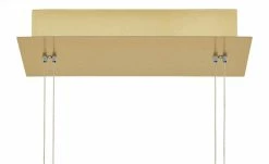 Fischer-Honsel LED-Pendelleuchte, messing matt mit Dimmer -Innenleuchten Verkaufsladen 11687375 5 202202071235