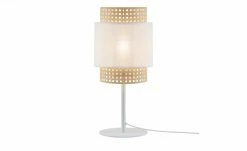 Tischleuchte, 1-flammig, Wiener Geflecht weiß -Innenleuchten Verkaufsladen 11687417 3 202111292235 1