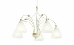 Pendelleuchte, 5-flammig, elfenbein/goldfarben -Innenleuchten Verkaufsladen 11687493 7 202206231234