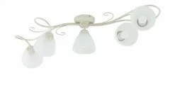 Deckenleuchte,, 5-flammig, elfenbein/goldfarben -Innenleuchten Verkaufsladen 11687497 3 202206231234