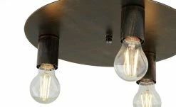 Deckenleuchte, 3-flammig, rostfarben -Innenleuchten Verkaufsladen 11687499 4 202206231234