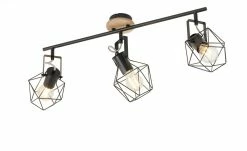 Paul Neuhaus Deckenstrahler, 3-flammig, Rubber Wood/Drahtgestell -Innenleuchten Verkaufsladen 11687512 6 202202071235
