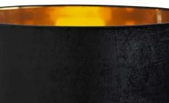 Stehleuchte, 1-flammig, Samtschirm schwarz/gold 12 Stehleuchte, 1-flammig, Samtschirm schwarz/gold -Innenleuchten Verkaufsladen 11687517 4 202207071237