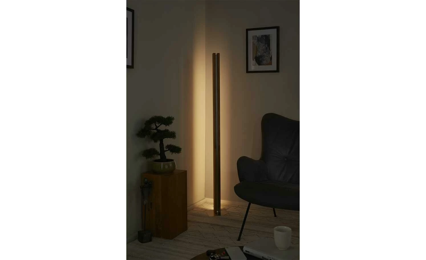 LED-Stehleuchte, Eiche geölt 4 LED-Stehleuchte, Eiche geölt – Bild 2