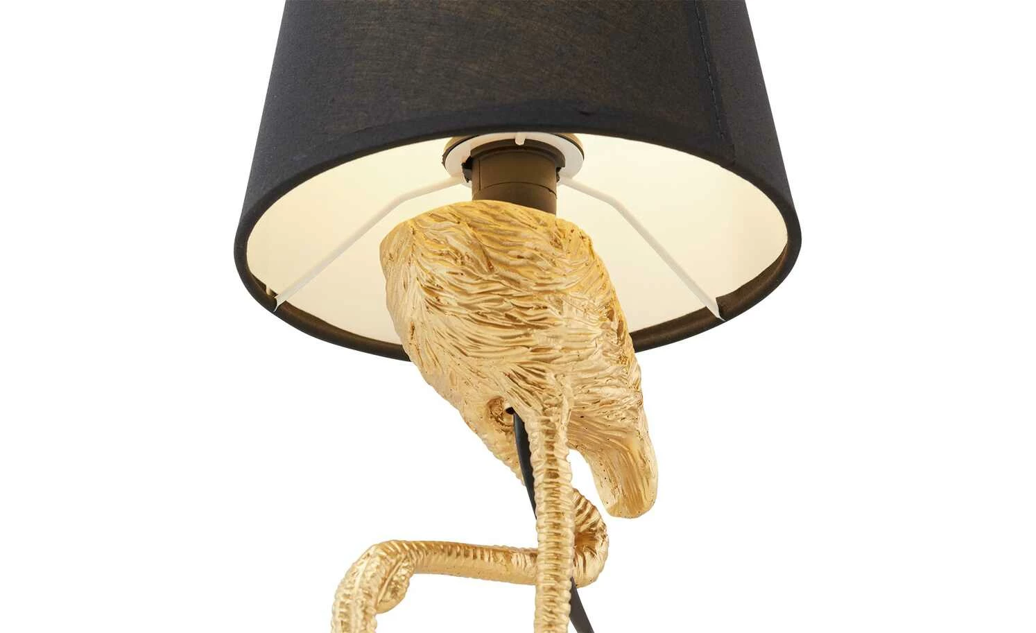 Trio Tischleuchte, 1-flammig `Flamingo`schwarz/goldfarbig 7 Trio Tischleuchte, 1-flammig `Flamingo`schwarz/goldfarbig – Bild 5