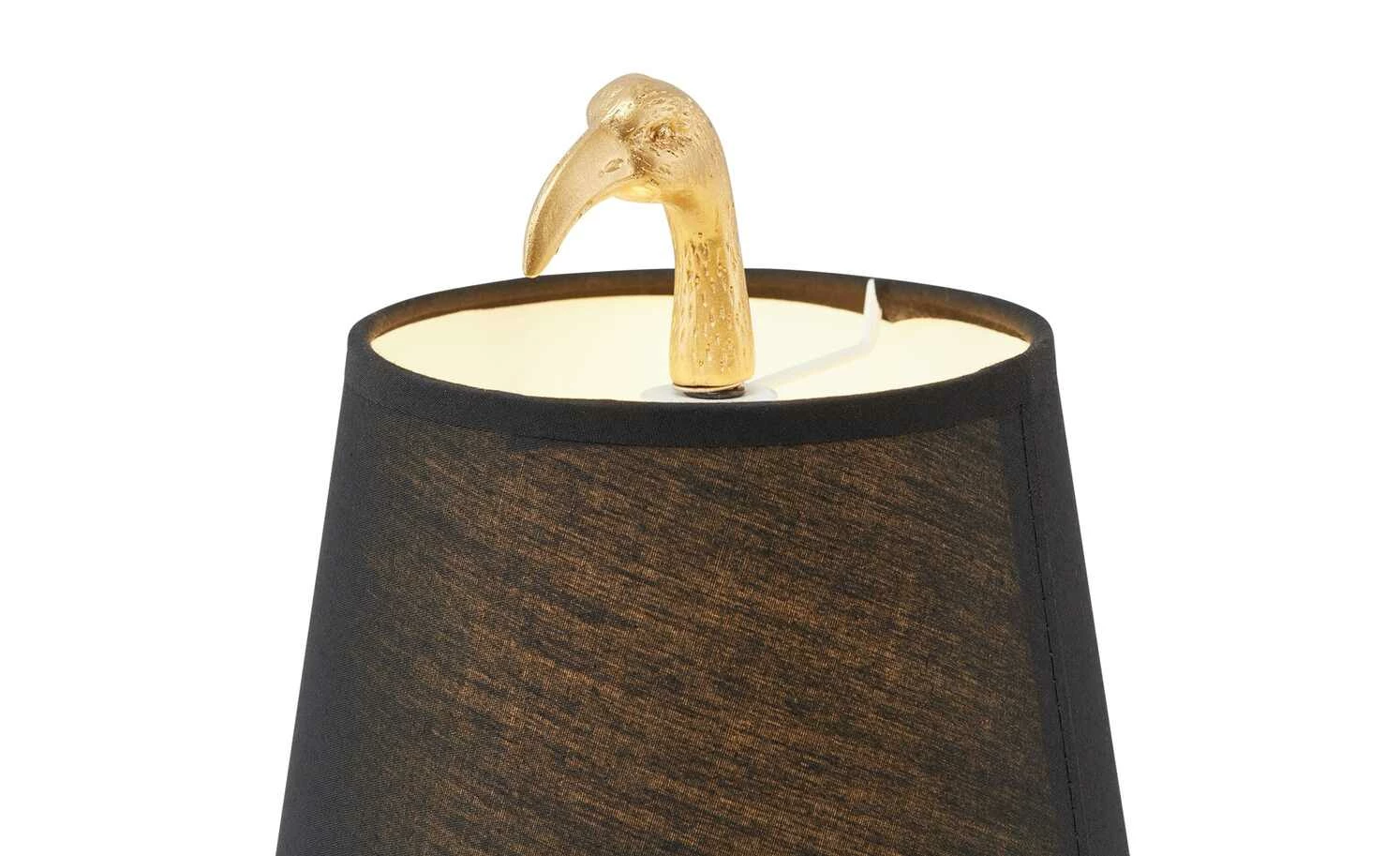 Trio Tischleuchte, 1-flammig `Flamingo`schwarz/goldfarbig 8 Trio Tischleuchte, 1-flammig `Flamingo`schwarz/goldfarbig – Bild 6