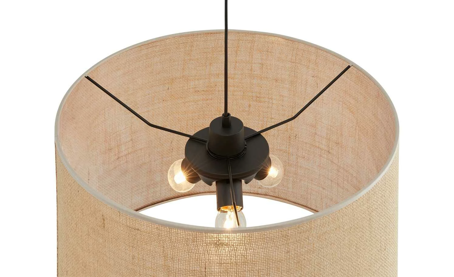 Pendelleuchte, 3-flammig, Juteschirm | 50|cm 9 Pendelleuchte, 3-flammig, Juteschirm | 50|cm – Bild 7