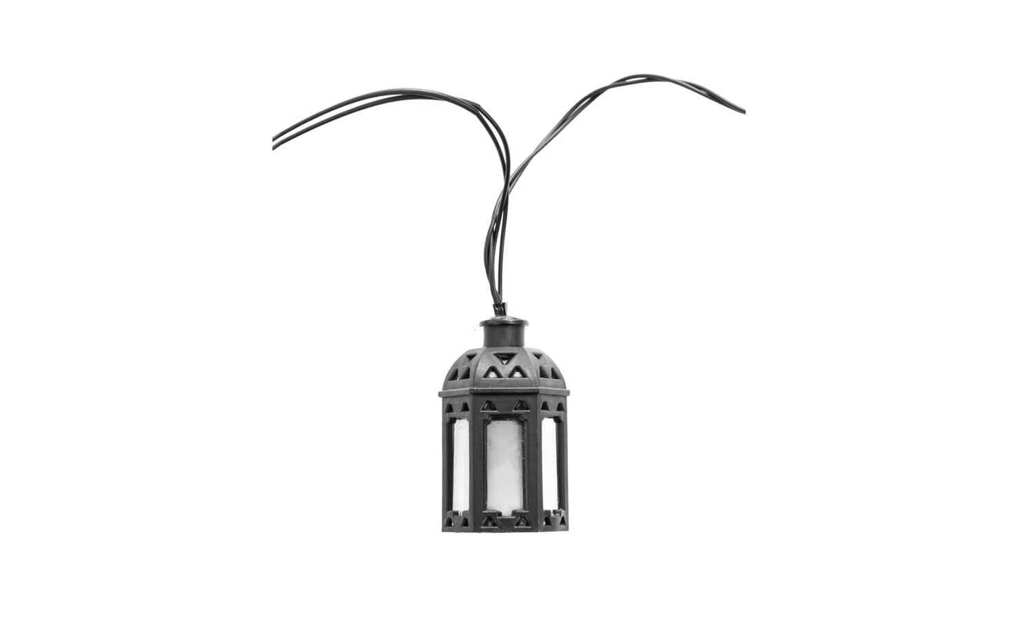 Solar-Lichterkette, schwarz, 8-flammig 4 Solar-Lichterkette, schwarz, 8-flammig – Bild 2