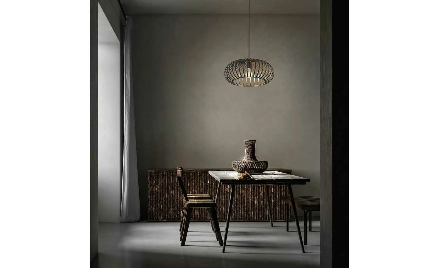 Pendelleuchte, 1-flammig, Metall braun 7 Pendelleuchte, 1-flammig, Metall braun – Bild 5