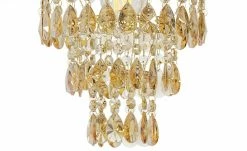 Kronleuchter, 1-flammig, goldfarbener Behang -Innenleuchten Verkaufsladen 11687933 4 202204122233