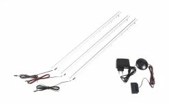 Gallery M Beleuchtung Yosh | Tageslichtweiß (>5.000 K) 3er-Set Holzbodenbeleuchtung