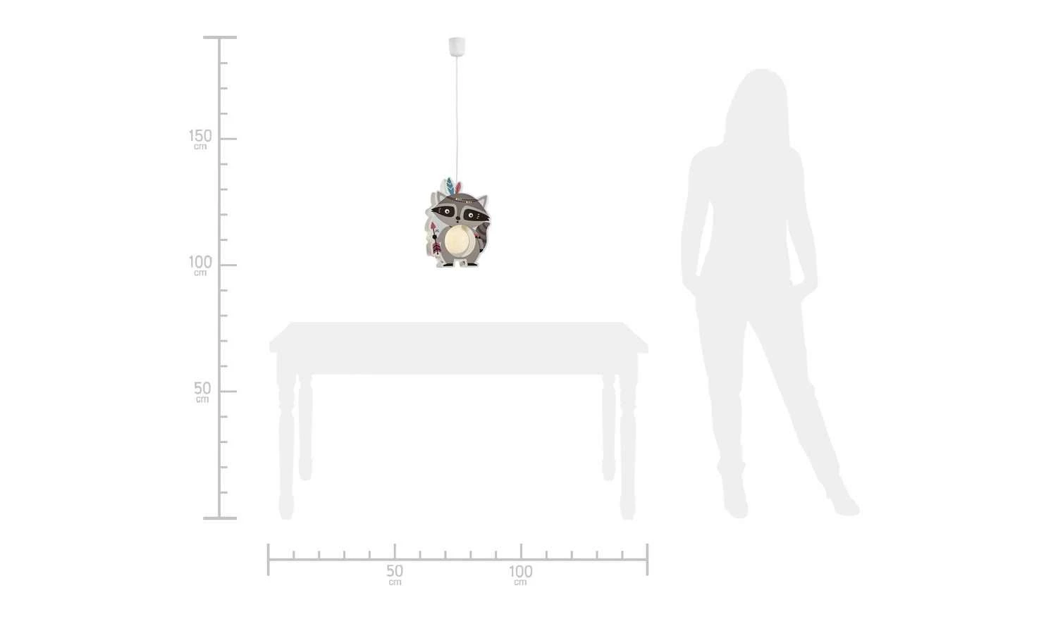 Pendelleuchte Waschbär Oskar 9 Pendelleuchte Waschbär Oskar – Bild 7