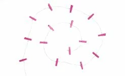 LED Lichterkette inkl. 20 Klammern | Pink -Innenleuchten Verkaufsladen 12586127 4 202101192237