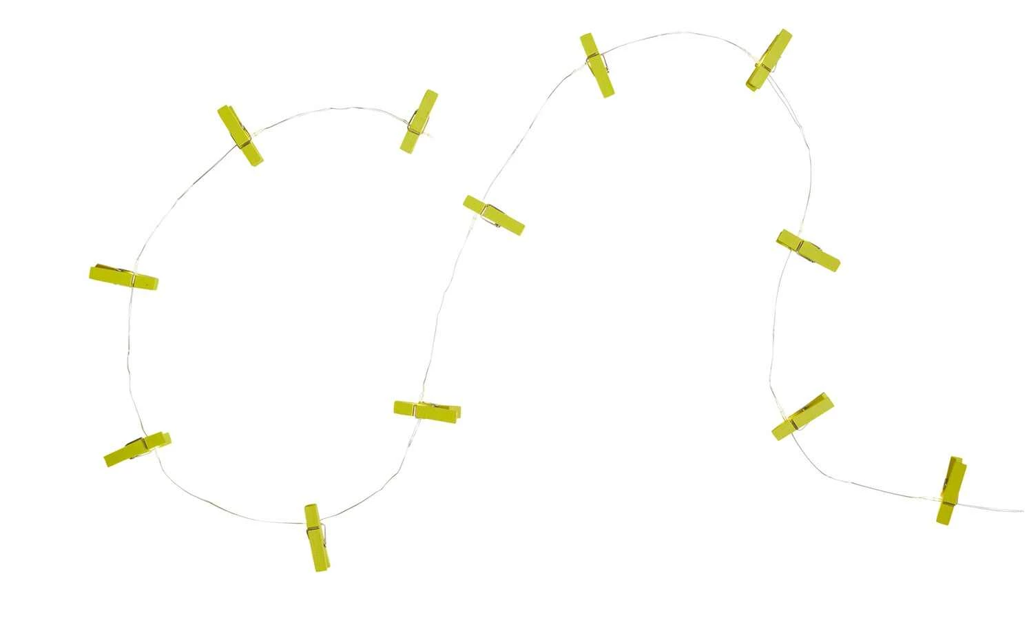 LED Lichterkette inkl. 20 Klammern | Gelb 6 LED Lichterkette inkl. 20 Klammern | Gelb – Bild 4