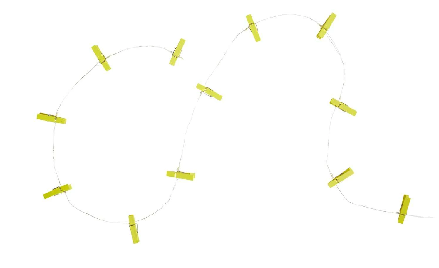 LED Lichterkette inkl. 20 Klammern | Gelb 7 LED Lichterkette inkl. 20 Klammern | Gelb – Bild 5