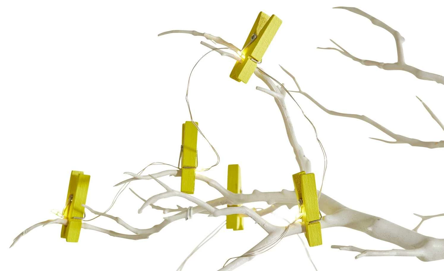 LED Lichterkette inkl. 20 Klammern | Gelb 4 LED Lichterkette inkl. 20 Klammern | Gelb – Bild 2