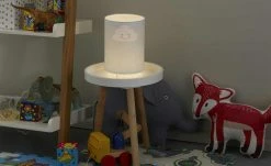 Uups Tischleuchte Süße Wolken | Weiß / Blau