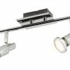 KHG LED-Deckenstrahler chrom 2 Spots -Innenleuchten Verkaufsladen 662858 2 201811271454