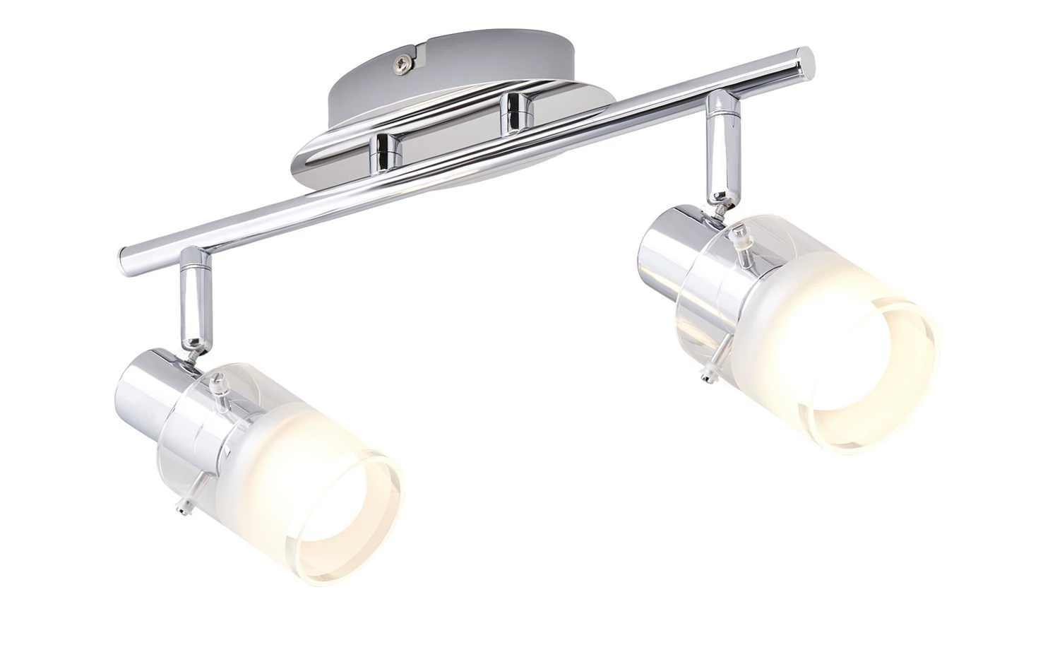 KHG LED-Deckenstrahler, 2-flammig Glas teilsatiniert 3 KHG LED-Deckenstrahler, 2-flammig Glas teilsatiniert