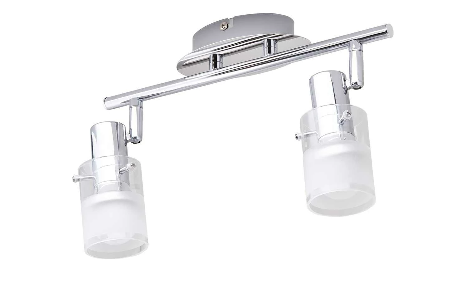 KHG LED-Deckenstrahler, 2-flammig Glas teilsatiniert 5 KHG LED-Deckenstrahler, 2-flammig Glas teilsatiniert – Bild 3