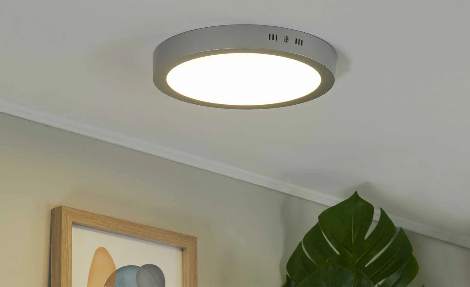 LED-Panel, chrom matt, rund ´mittel´ | 18|W 3 LED-Panel, chrom matt, rund ´mittel´ | 18|W