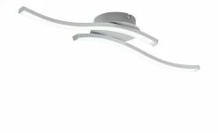 KHG LED-Deckenleuchte, 2-flammig, alufarben -Innenleuchten Verkaufsladen 664431 1 202010200204