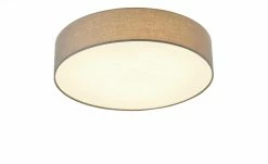 KHG LED-Deckenleuchte, 1-flammig, Stoffschirm grau 11 KHG LED-Deckenleuchte, 1-flammig, Stoffschirm grau -Innenleuchten Verkaufsladen 665144 1 202101152237