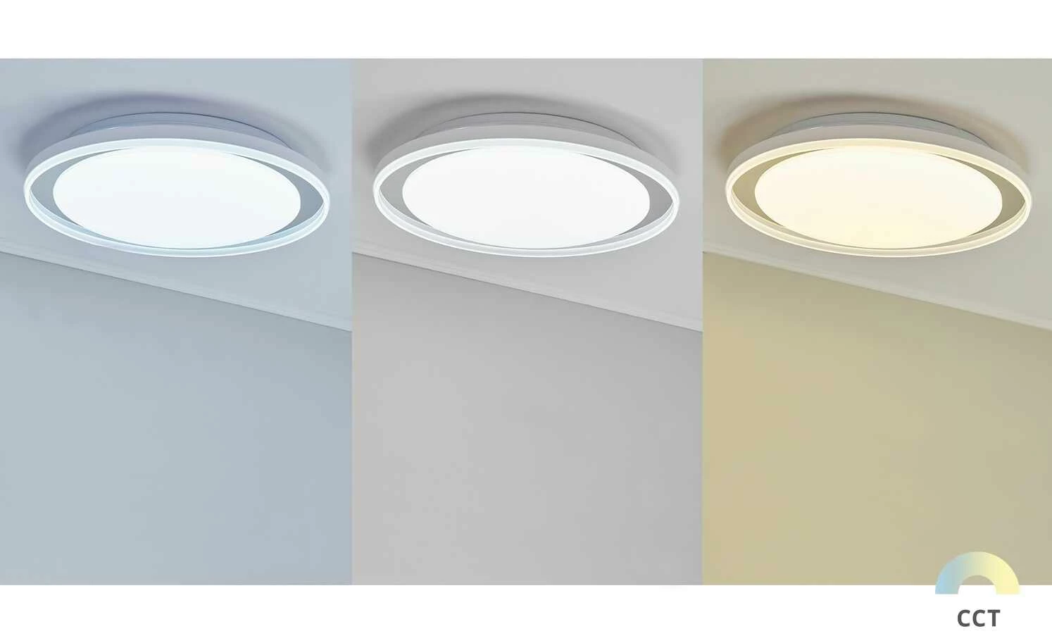 Paul Neuhaus LED-Bad-Deckenleuchte, weiß mit Fernbedienung 4 Paul Neuhaus LED-Bad-Deckenleuchte, weiß mit Fernbedienung – Bild 2