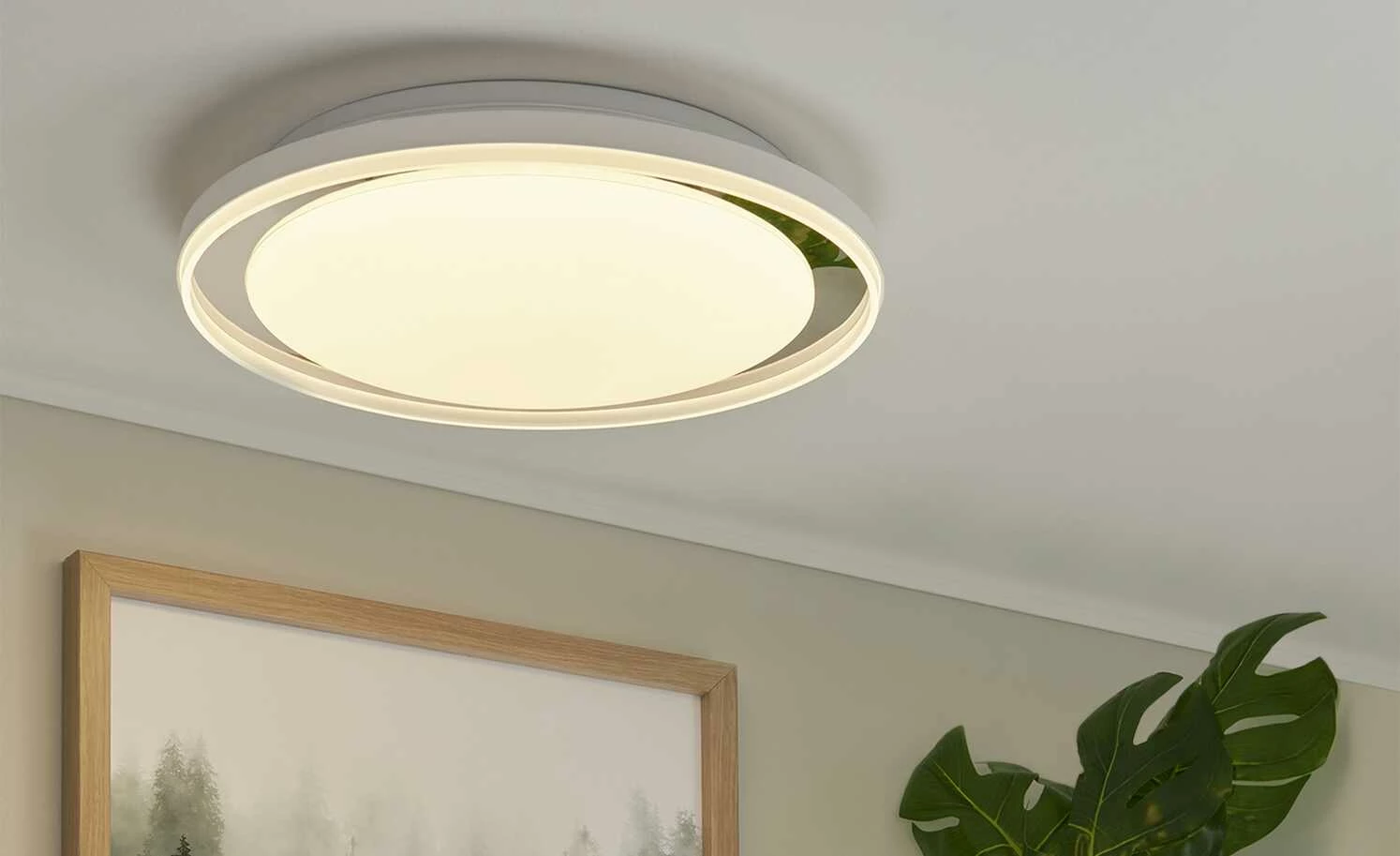 Paul Neuhaus LED-Bad-Deckenleuchte, weiß mit Fernbedienung 3 Paul Neuhaus LED-Bad-Deckenleuchte, weiß mit Fernbedienung