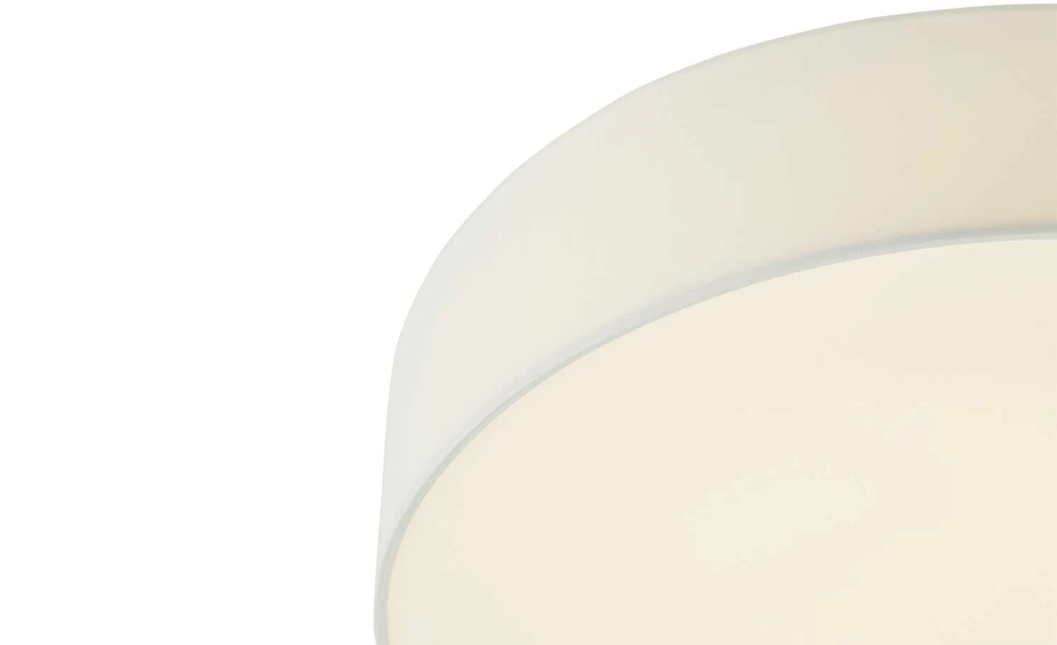 KHG LED-Deckenleuchte, 1-flammig, Stoffschirm weiß 7 KHG LED-Deckenleuchte, 1-flammig, Stoffschirm weiß – Bild 5