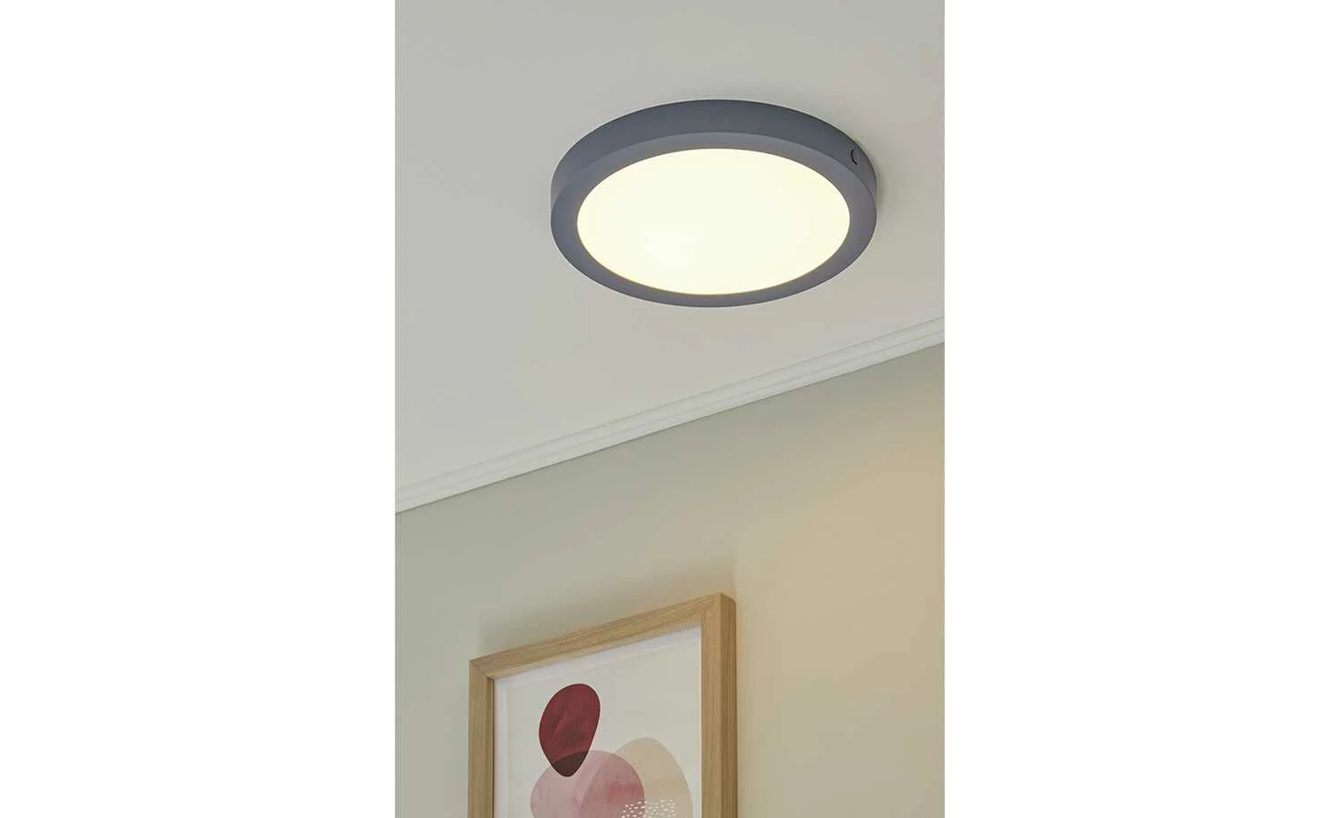 LED-Deckenleuchte, rund, hellblau 3 LED-Deckenleuchte, rund, hellblau