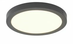 LED-Deckenleuchte, rund, dunkelgrau -Innenleuchten Verkaufsladen 665381 4 202105112233