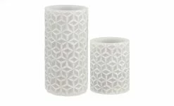 LED-Echtwachs-Kerzen 2er-Set, weiß -Innenleuchten Verkaufsladen 665440 3 202201191242