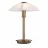 Paul Neuhaus Tischleuchte altmessing mit Glasschirm -Innenleuchten Verkaufsladen 673908 1 201811271452